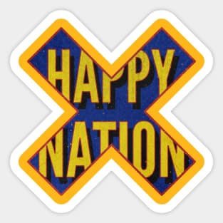 HAPPY NATION Sticker